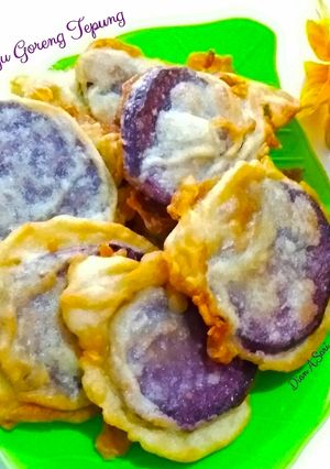Foto resep Ubi Ungu Goreng Tepung