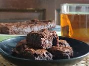 Gambar brownies fudgy pake margarin