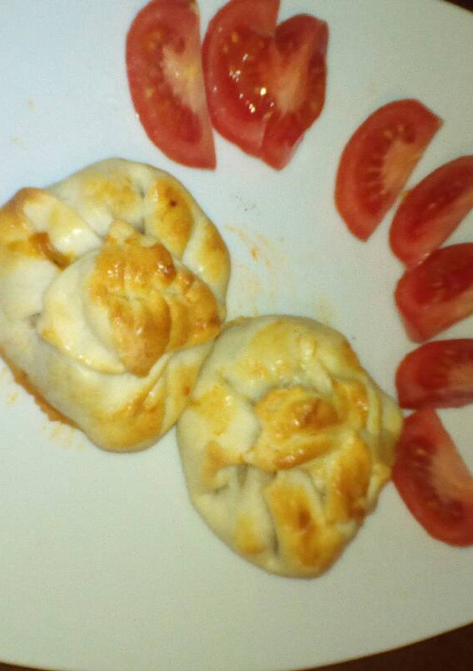 Una foto de Saquitos rellenos