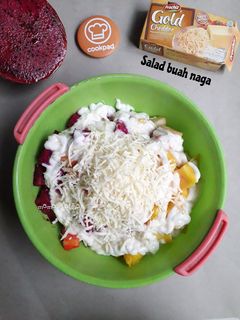 Foto resep Salad buah naga