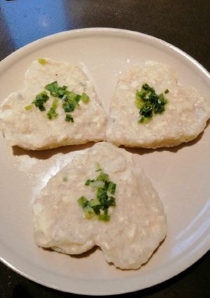 A picture of Steam Tofu and Ground Cuttlefish.