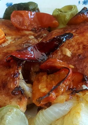 Foto principal de Pollo al horno con verduras
