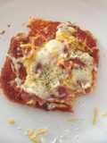 Mini pizza de pan para los peques