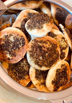 صورة لوصفة خبز الزعتر