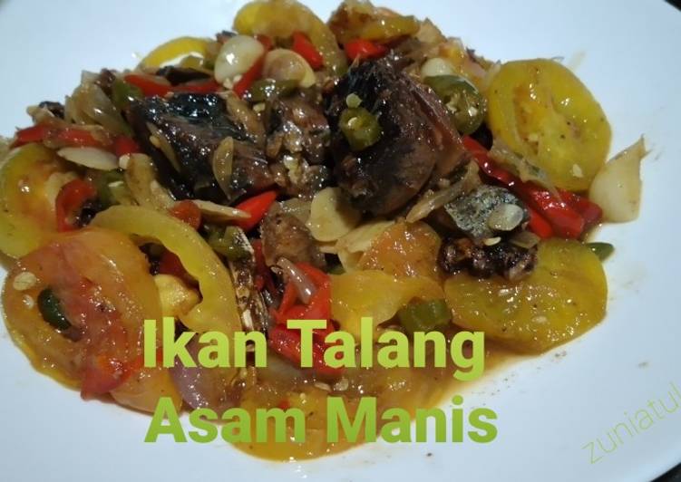 Resep Ikan Talang Asam Manis, Lezat