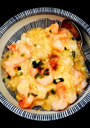 食煮#7《滑蛋蝦仁燴飯》 的食譜成品照片
