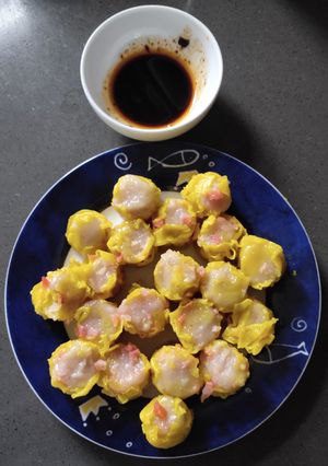 A picture of Steam Fish Siomai.