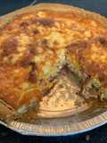 Bacon /Ham/Cream Cheese Quiche
