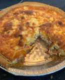 Bacon /Ham/Cream Cheese Quiche