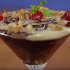A picture of Chocolate Biscuit Pudding.