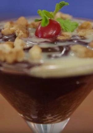 A picture of Chocolate Biscuit Pudding.