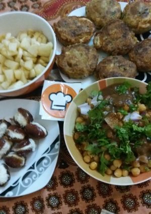 A picture of Shami kababs.