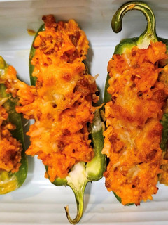 A picture of Sausage Stuffed Jalapeno Poppers.