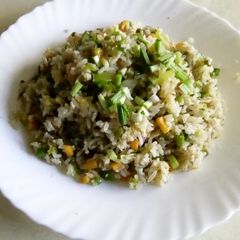 A picture of Vegetable fried rice.