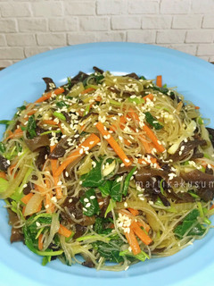 Foto resep Japchae / mie soun korea