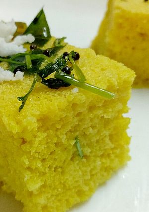 A picture of Dhokla.