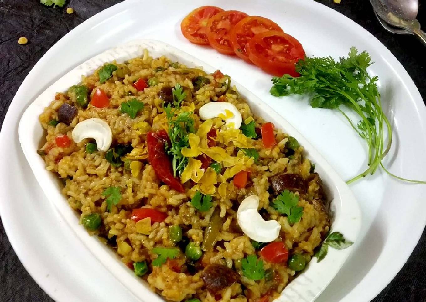 Tavva fried veg masala rice
