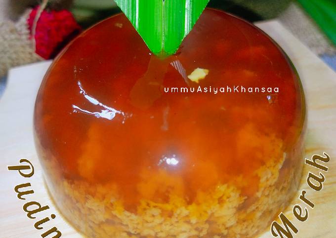 Cara Masakan Resep Puding lumut gula merah