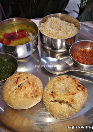 A picture of Dal Baati Churma.
