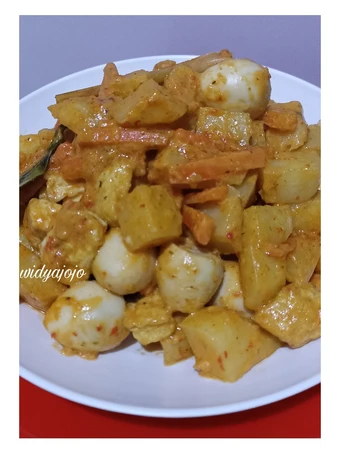 Cara Gampang Menyiapkan Resep Sambal Goreng Kentang Telur Puyuh Tahu yang Uenak Anti Ribet, Mantap Sekali