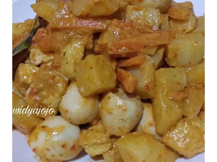 Cara Gampang Menyiapkan Resep Sambal Goreng Kentang Telur Puyuh Tahu yang Uenak Anti Ribet, Mantap Sekali