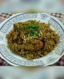 Chicken Pulao in green masala