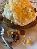Black bean & corn Taco baked potatoes(for picky eaters see recipe for regular taco baked potatoes)