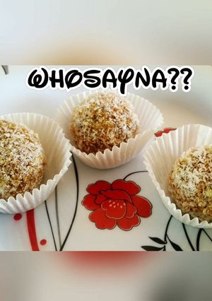A picture of Whosayna’s Sev ke Laddoo.