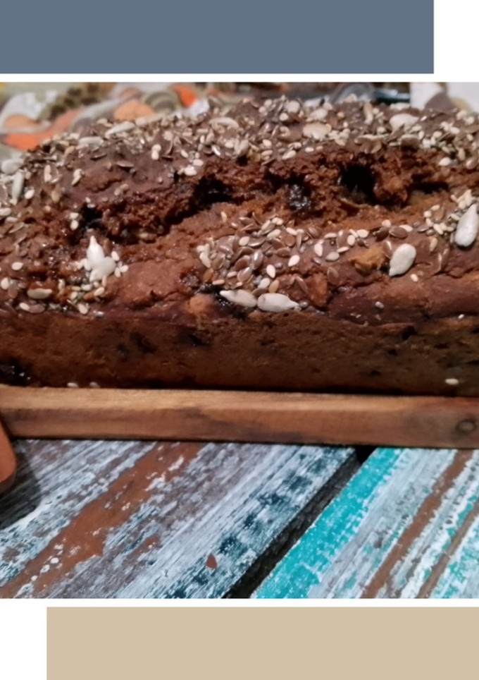 Una foto de Budín integral de kabutia (VEGANO)
