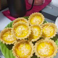 A picture of Pie Susu (Egg Tart) Simple dan enak 👍.