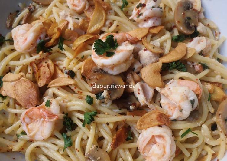 Langkah Mudah untuk Menyiapkan Shrimp Aglio Olio, Bisa Manjain Lidah