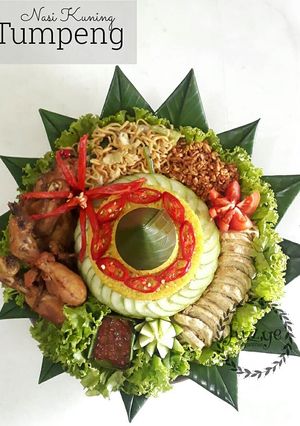 Foto resep 179. TUMPENG NASI KUNING