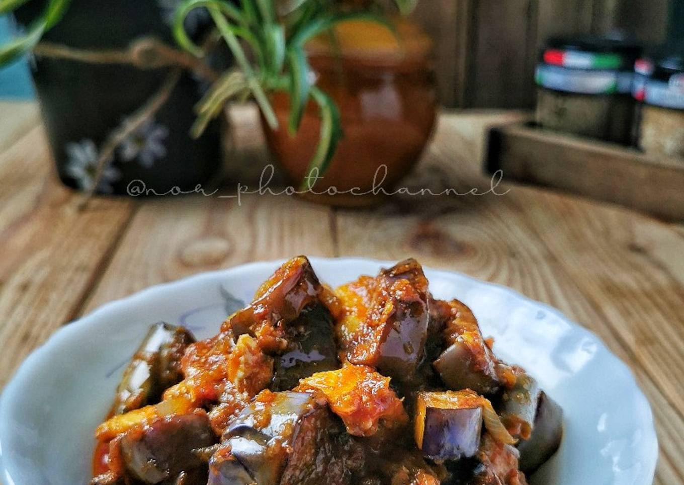 Sos Terung dengan Ayam