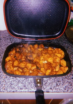 A picture of Roast potatoes.