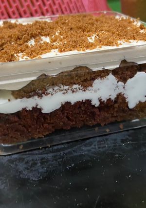 Foto resep Dessert box red velvet