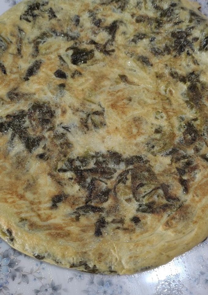Una foto de Tortilla de grelos