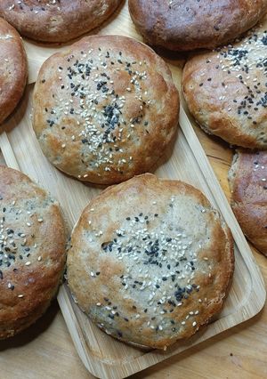 Une photo de 🍔Pain burger brioché (sans gluten)