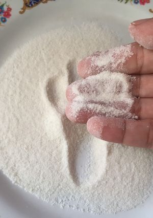A picture of Homemade rice flour.