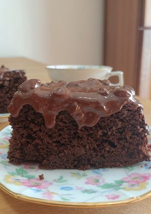 A picture of 🍫Gluten-Free Chocolate Cloud Cake.