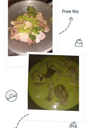 Foto resep 17. Gulai Ayam Hijau
