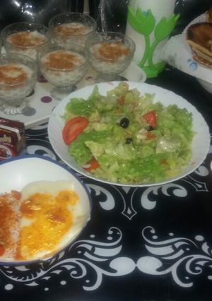 صورة لوصفة رز مرفق ببيري مع صلصة الدجاج