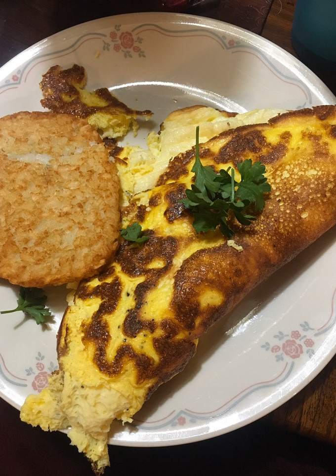 A picture of Plain omelet.