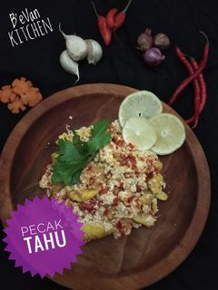 Foto resep Pecak tahu