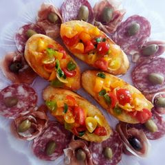 A picture of Antipasto for four.