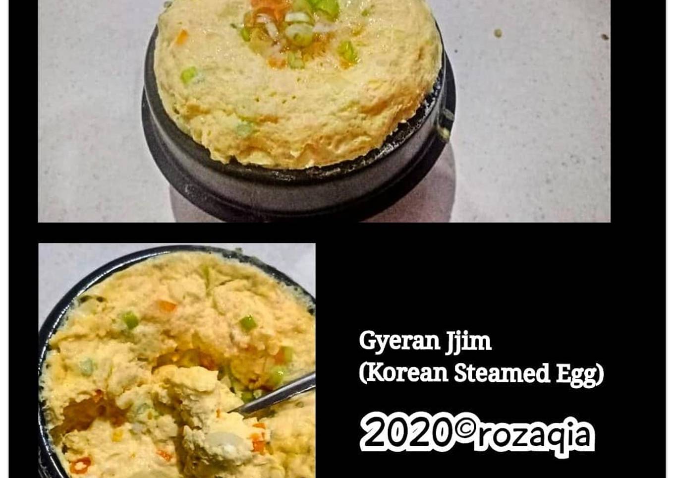 Gyeran Jjim/ Telur kukus Ala korea (korean steam egg)