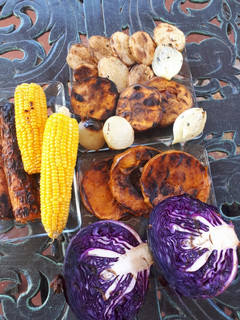 Una foto de Parrillada vegetariana