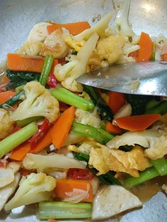 Cara Mudah Menyiapkan Resep Cap cai telor bakso ikan yang  Bikin Ketagihan Anti Ribet, Bikin Ngiler