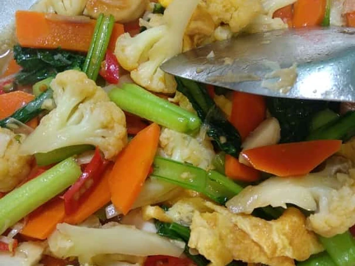 Cara Mudah Menyiapkan Resep Cap cai telor bakso ikan yang  Bikin Ketagihan Anti Ribet, Bikin Ngiler