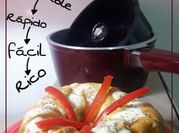 Una foto de soufflé de choclos
