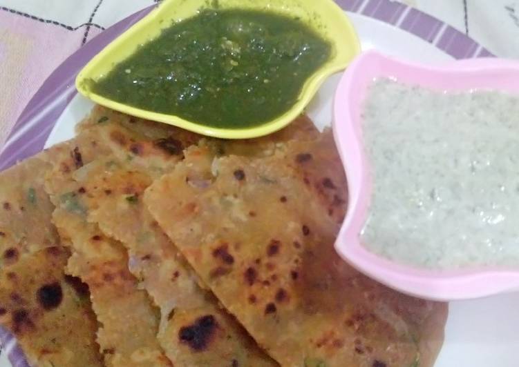 Daal ki chat pati rotl/paratha